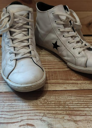 Кеды converse 39р , 24,5 см по стельке, верх кожа, унисекс, на низком ходу2 фото