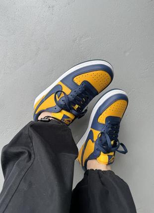 Кроссовки nike terminator low blue/yellow8 фото