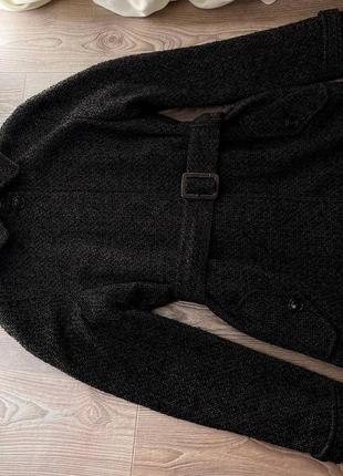Шикарное шерстяное демисезонное пальто6 фото