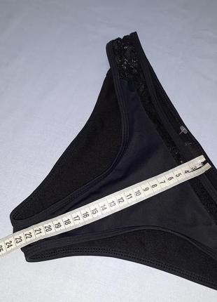 Низ от купальника женские плавки размер 44 / 10 черный бикини3 фото