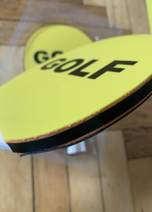 Ракетки для настільного тенісу golf wang + брендовані мʼячики3 фото