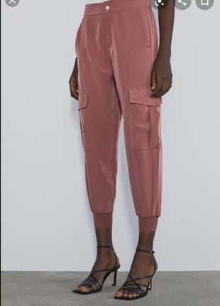💗стильні брюки zara, xl