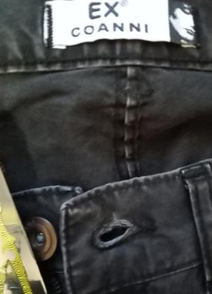 Черные джинсы-карго на подростка.6 фото