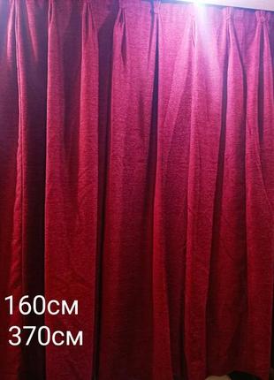 Плотная штора 160×370см2 фото