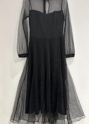 Нарядна чорна сукня6 фото