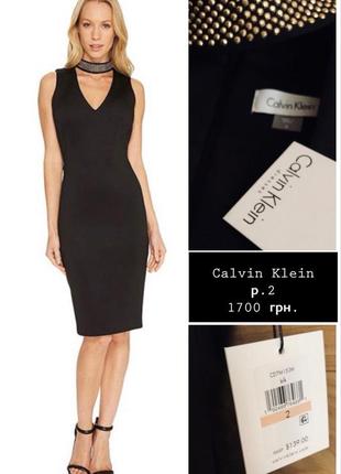 Шикарное платье calvin klein р.2 оригинал из сша