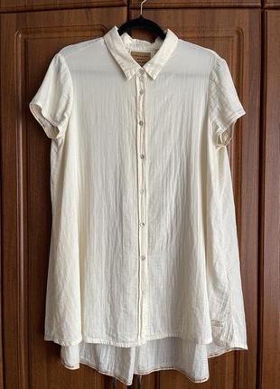 Дизайнерская рубашка оверсайз alessia santi люкс бренд