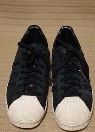 Фирменные кроссовки adidas superstar black white 37 1/3 р.( 23 см.)3 фото