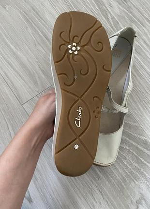 Кожаные туфли мокасины clarks8 фото