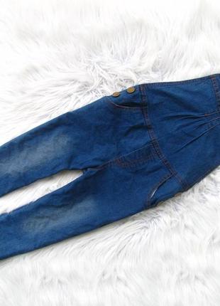 Крутий джинсовий напівкомбінезон1 фото