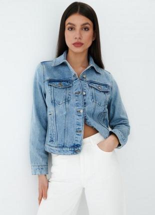 Джинсовая куртка h&m джинсовка жакет джинсовый ветровка