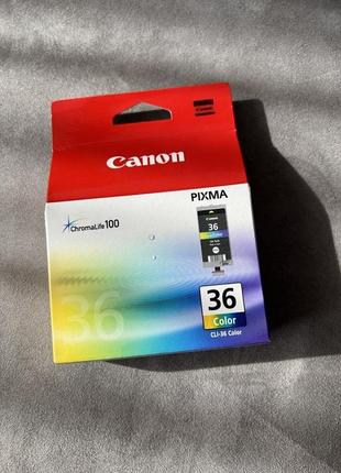 Canon cli-36 color pixma ip100 картридж струйный