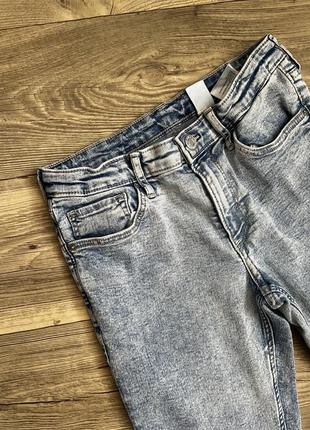 Підліткові джинси кльош з мраморним ефектом10 фото