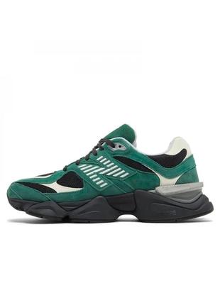 Кроссовки new balance 9060 team forest green (нев балланты)5 фото