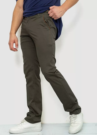Штани чоловічі класичні, колір хакі, 243r6023