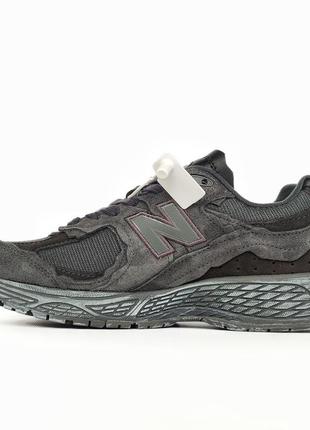 Кроссовки new balance 2002r protection pack black (нев балланты)2 фото