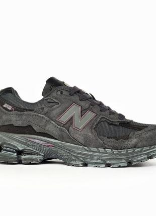 Кроссовки new balance 2002r protection pack black (нев балланты)1 фото