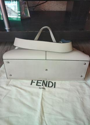 Продам кожаную брендовую сумку fendi6 фото