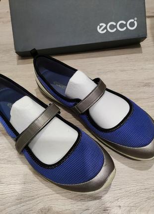 Туфли (балетки босоножки) ecco, оригинал, р.41, 26,5 см.
