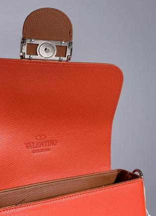 Жіноча сумка 👜 val bag orange/brown8 фото