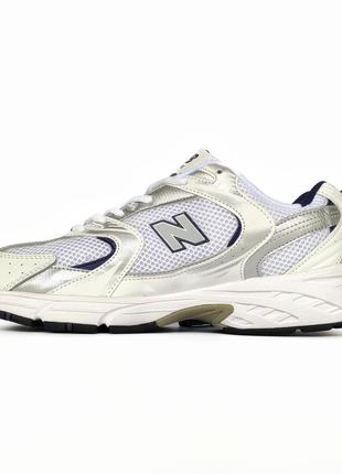 Кроссовки new balance 530 white silver (нев балланты)2 фото