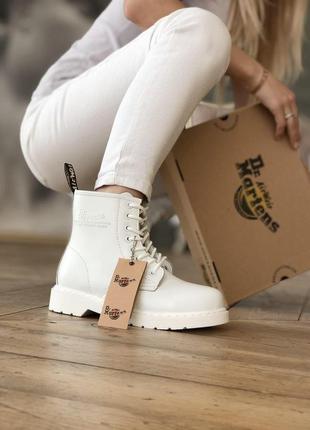 Женские ботинки "dr.martens" на меху.10 фото