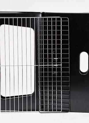 Мангал складной переносной с хромированной решеткой