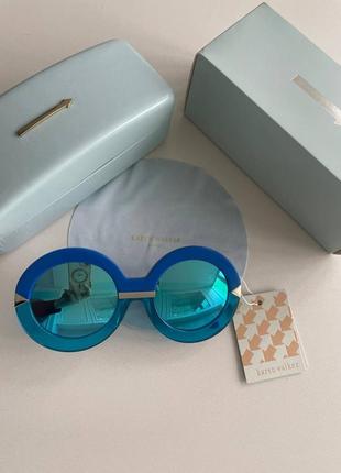 Солнцезащитные зеркальные очки karen walker (карен уокер)2 фото