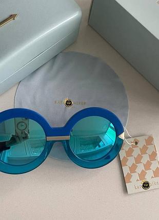 Солнцезащитные зеркальные очки karen walker (карен уокер)