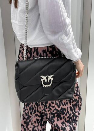 Жіноча сумка pinko puff black bag v2