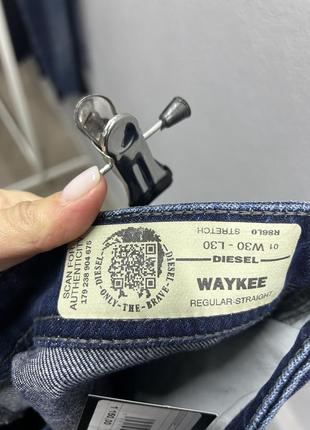 Джинсы брюки diesel w30 l30 waykee мужские оригинал4 фото