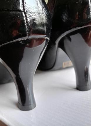 Уценка! женские черные туфли6 фото