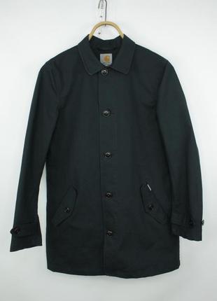 Легка куртка тренч carhartt wip x'marvin slim fit navy blue trench coat jacket1 фото