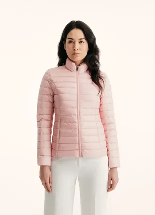 Легкий пуховик куртка jott peach pink cha lightweight puffer jacket