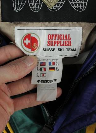 Винтажная горнолыжная куртка descente multicolor ski jacket men's7 фото