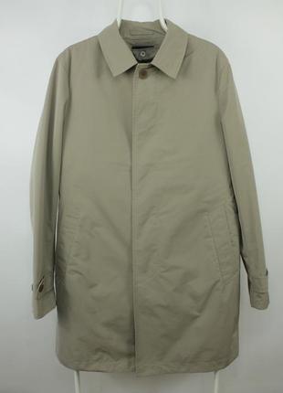 Качественное пальто тренч с подкладкой uniqlo single breasted removable lining beige trench coat men's2 фото