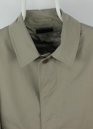 Качественное пальто тренч с подкладкой uniqlo single breasted removable lining beige trench coat men's3 фото