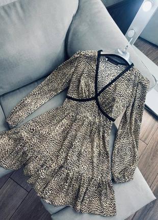 Платье женское леопардовое3 фото