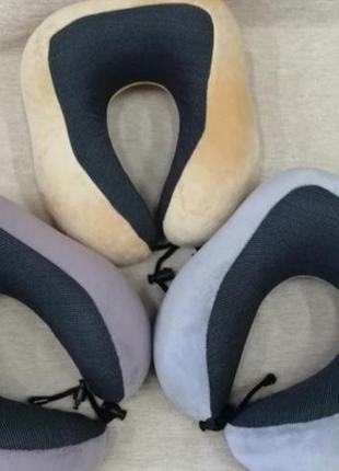 Дорожная подушка ортопедическая memory, в наличии расцветка