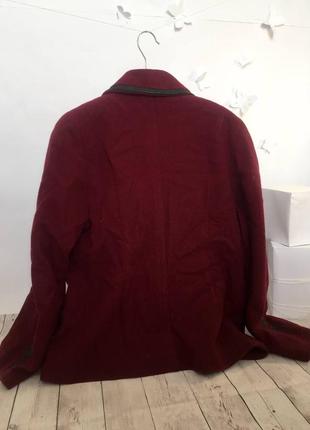 Классический женский кашемировый пиджак демисезонная куртка короткая пуговицы пальто на подкладке5 фото