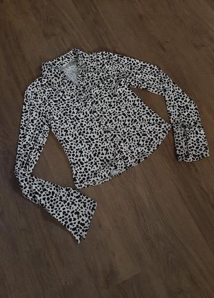 Рубашка с леопардовым принтом 🔥1 фото