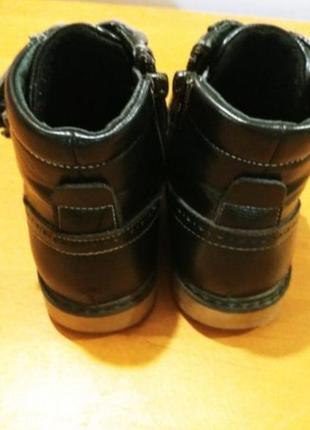Распродажа!демисезонные кожаные ортопедические ботинки шалунишка,размер 28,стелька 19 см.3 фото