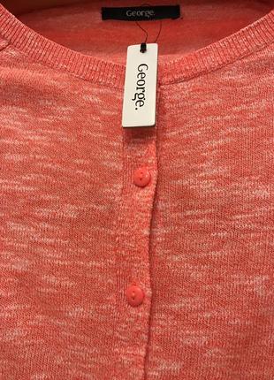 Дуже гарна і стильна брендовий кофточка коралового кольору.