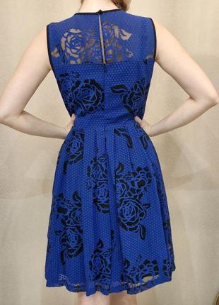 Платье синее2 фото