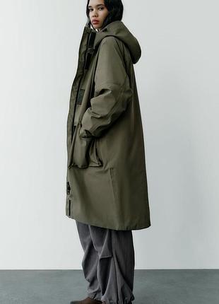 Жіноча парка zara 2в1