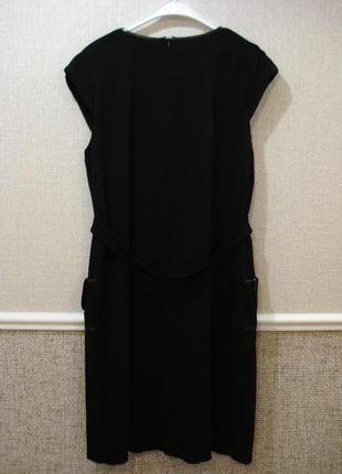 Чорне трикотажне плаття сарафан великого розміру 18(xxxl)2 фото