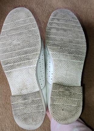 Туфли женские кожа р.38(24.5см) с перфорацией4 фото