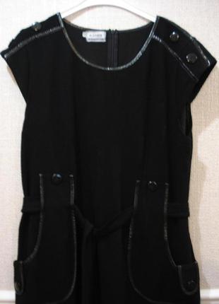 Чорне трикотажне плаття сарафан великого розміру 18(xxxl)5 фото