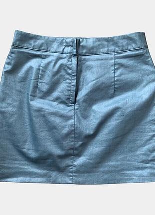 Спідничка, юбка h&m металік джинс2 фото