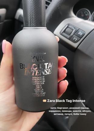 Zara black tag intense1 фото